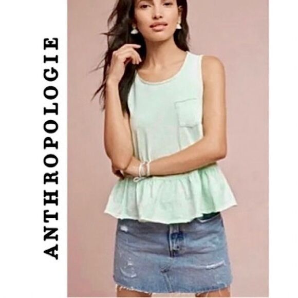 Anthropologie Tops - NWOT Anthropologie Eri + Ali Peplum Pocket Tank